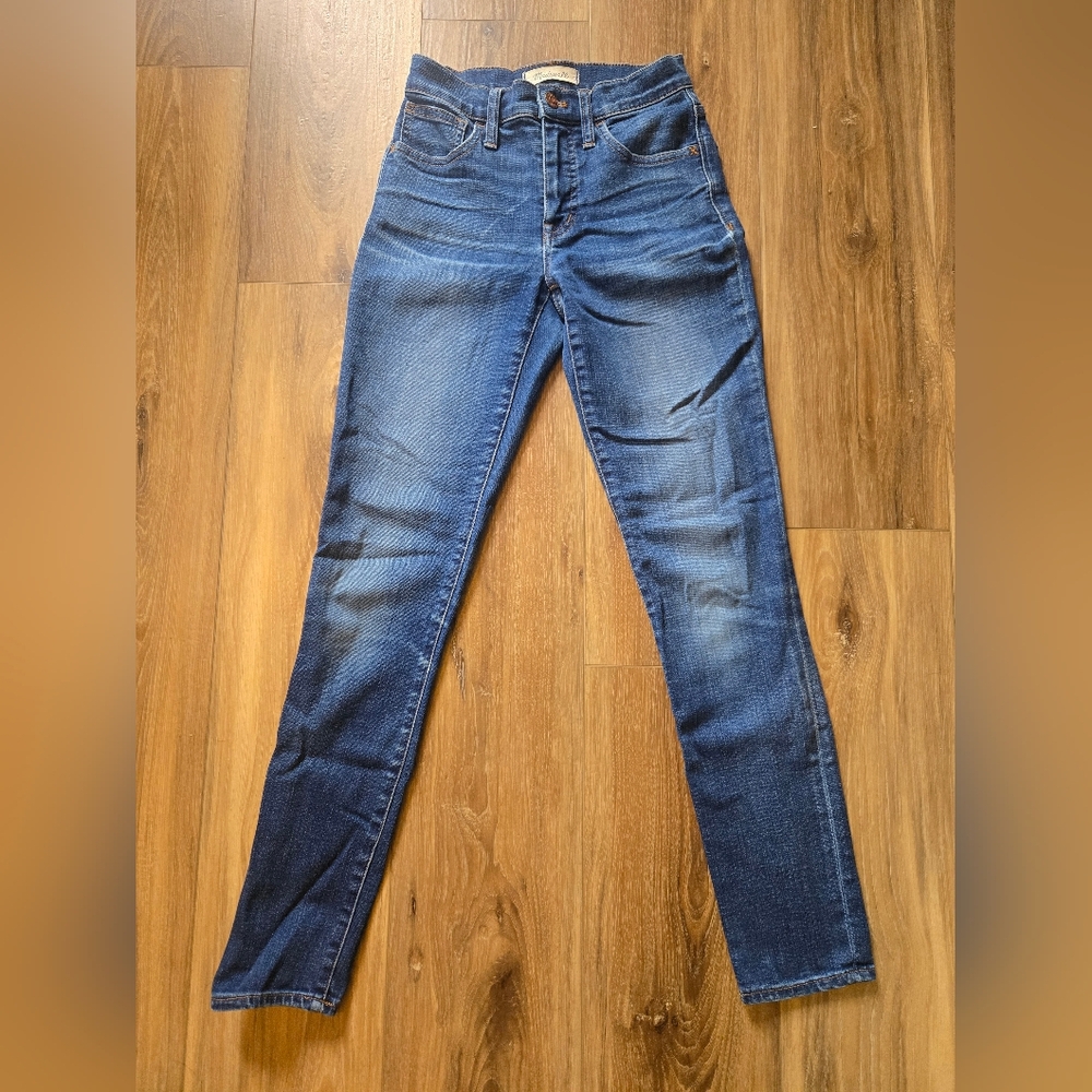 Madewell Jeans Skinny Roadtripper Size 23 Women's Blue Denim Blue Mid Rise